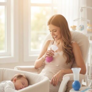 شفاط الثدي اليدوي للام