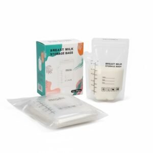 أكياس تخزين لبن الثدي للاستعمال مرة واحدة مصنوعة من البولي بروبلين بإغلاق بسوستة وتصميم شفاف وأمن للاستخدام في الفريزر والميكروويف من فلافي، عبوة من 30 قطعة